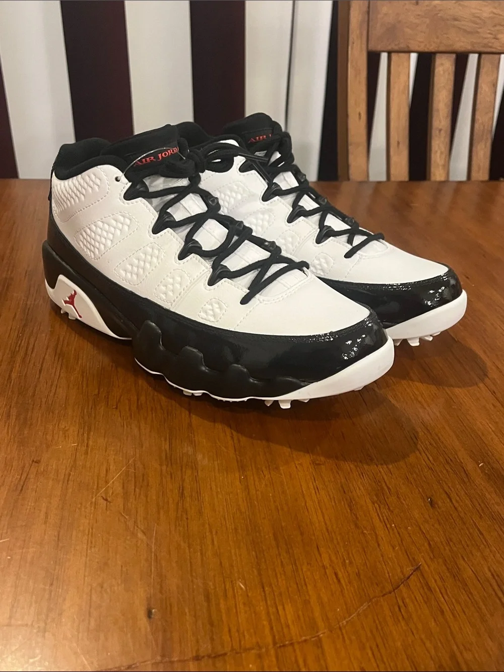 Nike Air Jordan 9 Golf Shoes Sneakers FJ5934 100 Men’s Size 8.5 / Women’s 10